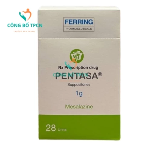 Pentasa (viên đặt trực tràng)