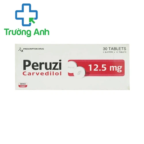 Peruzi-12,5 - Thuốc điều trị tăng huyết áp, suy tim của Davipharm