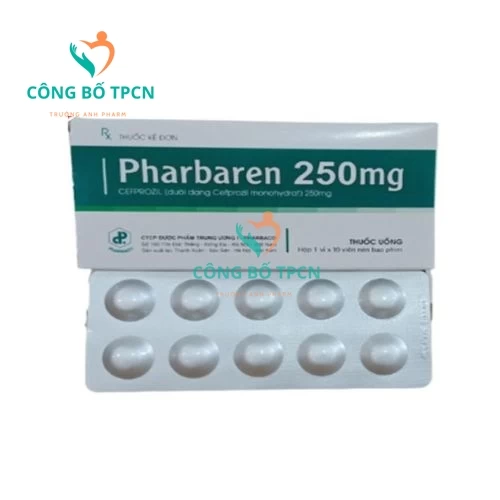 Pharbaren 250mg Pharbaco - Thuốc điều trị bệnh nhiễm khuẩn