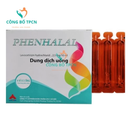 Phenhalal 2,5mg/10ml CPC1HN - Điều trị viêm mũi dị ứng dai dẳng