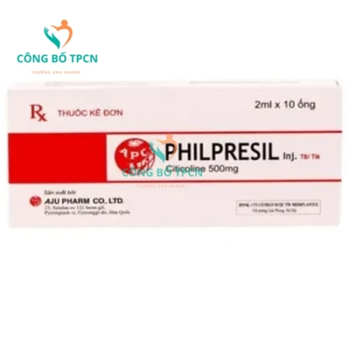 Philpresil - Điều trị chấn thương sọ não, tai biến mạch máu não