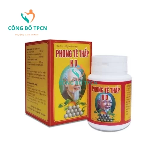 Phong tê thấp HD (viên hoàn) - Giúp giảm sỏi thận, sỏi mật