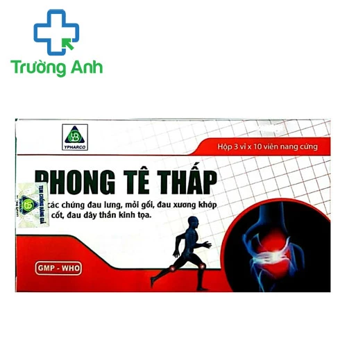 Phong tê thấp Ypharco - Giảm đau lưng, đau xương khớp hiệu quả