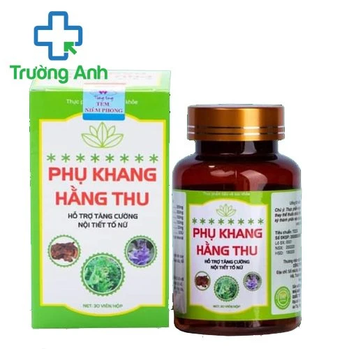 Phụ Khang Hằng Thu - hỗ trợ tăng cường nội tiết tố nữ, làm đẹp da