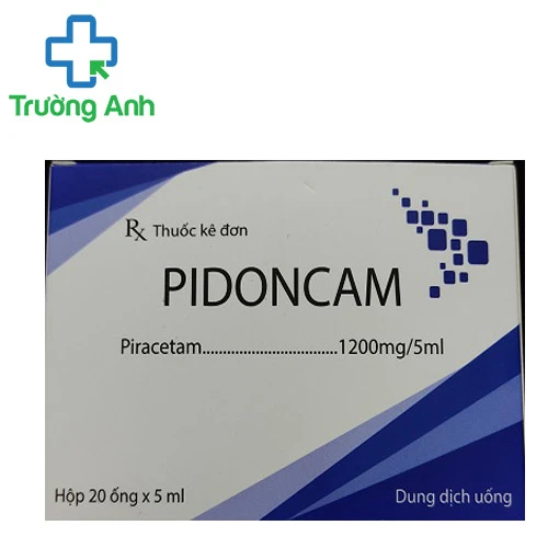 Pidoncam 1200mg/5ml - Thuốc điều trị đột quỵ, sa sút trí tuệ, chóng mặt