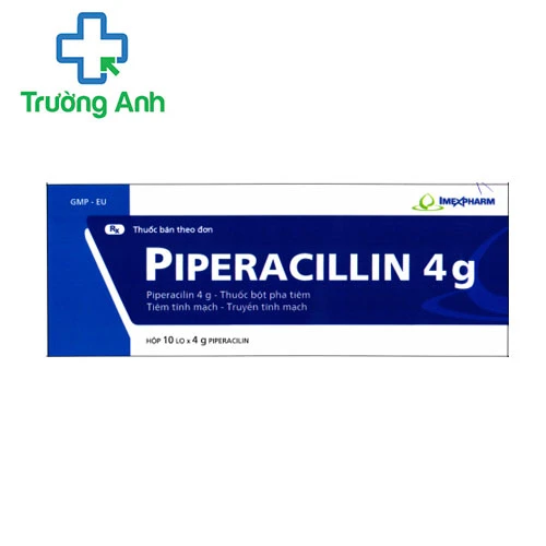 Piperacillin 4g Imexpharm - Thuốc điều trị nhiễm khuẩn huyết