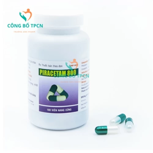Piracetam 800mg Medipharco - Trị hội chứng tâm thần thực thể