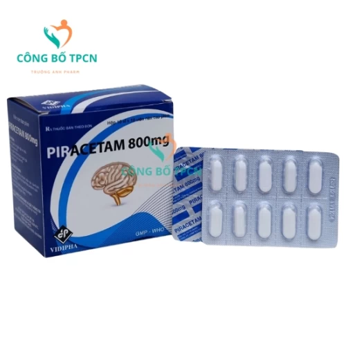 Piracetam 800mg Vidipha - Thuốc điều trị chóng mặt hiệu quả