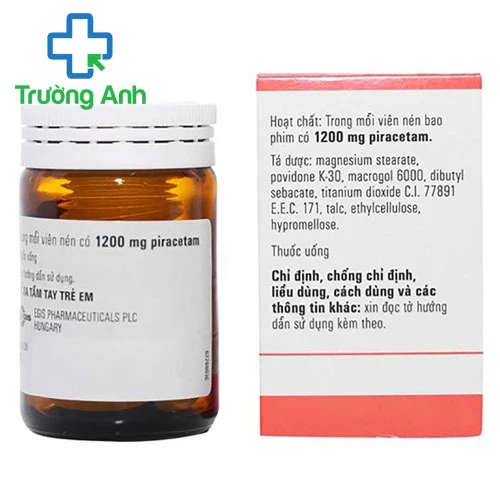 Piracetam-Egis 1200mg - Điều trị chóng mặt và rối loạn thăng bằng