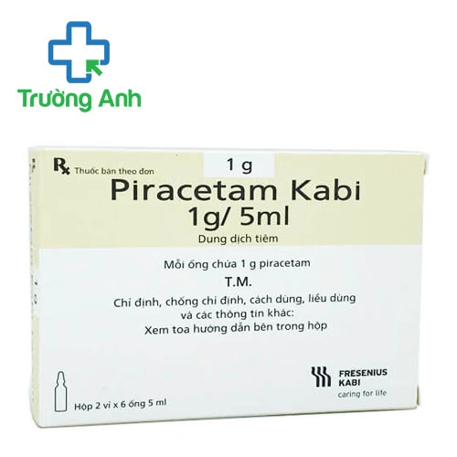 Piracetam Kabi 1g/5ml - Thuốc điều trị triệu chứng chóng mặt hiệu quả