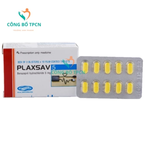 Plaxsav 5 Savipharm - Thuốc điều trị tăng huyết áp