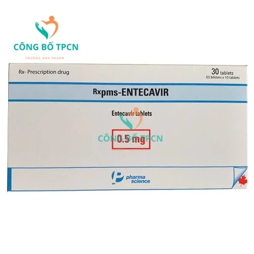 pms-Entecavirt - Thuốc điều trị bệnh viêm gan B mạn tính hiệu quả