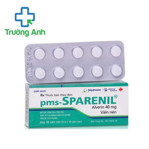 Pms- Sparenil - Thuốc điều trị rối loạn chức năng đường tiêu hóa hiệu quả