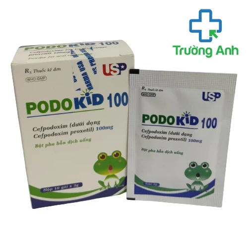 Podokid 100 - Thuốc điều trị nhiễm khuẩn hiệu quả của US Pharma