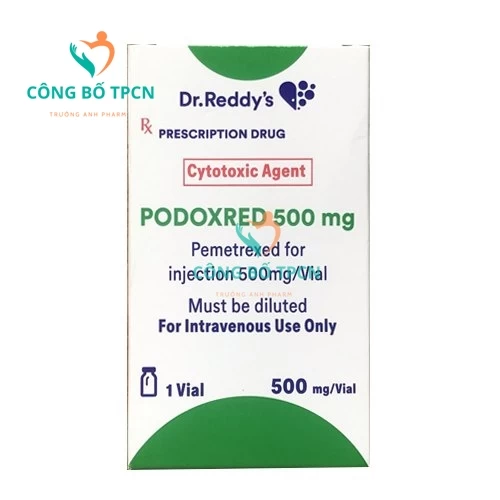 Podoxred 500mg - Thuốc điều trị ung thư phổi hiệu quả