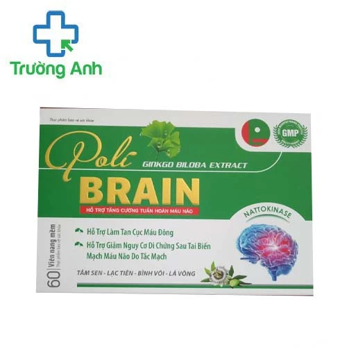 Poli Brain - Hỗ trợ giảm nguy cơ di chứng sau tai biến