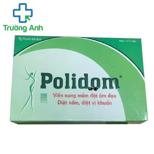 Polidom - Viên đặt điều trị viêm nhiễm âm hộ, âm đạo hiệu quả