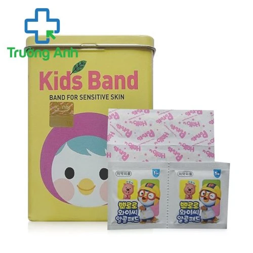 Băng dán cá nhân Pororo Tin-Case màu vàng - Bảo vệ vết thương hiệu quả