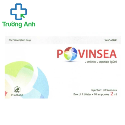 Povinsea 1g/2ml Pharbaco - Thuốc điều trị các bệnh lý về gan hiệu quả