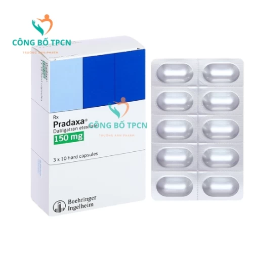 Pradaxa 150mg - Thuốc phòng ngừa tai biến thuyên tắc huyết khối tĩnh mạch