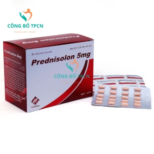 Prednisolon 5mg viên nén (DP Vidipha)