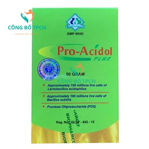 Pro-Acidol Plus (lọ 50g) - Bổ sung lợi khuẩn, cân bằng hệ tiêu hóa