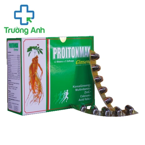 Proitonmax Ginseng - Giúp giảm mệt mỏi, phòng ngừa bệnh tật