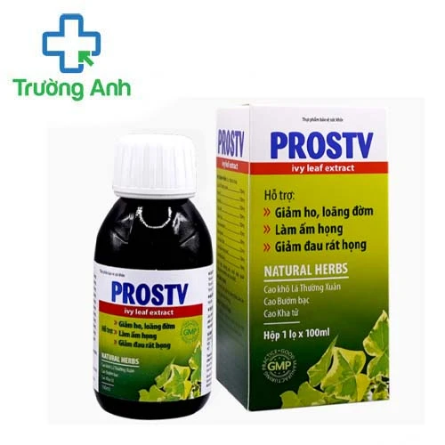 Prostv - Hỗ trợ bổ phế, giảm ho, loãng đờm, làm ấm họng