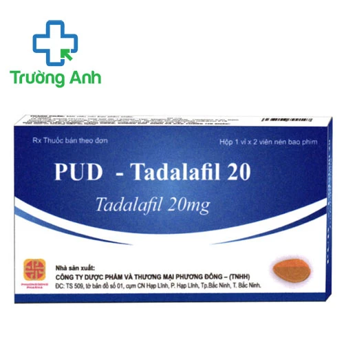 PUD-Tadalafil 20 Phương Đông - Thuốc điều trị rối loạn cương dương hiệu quả