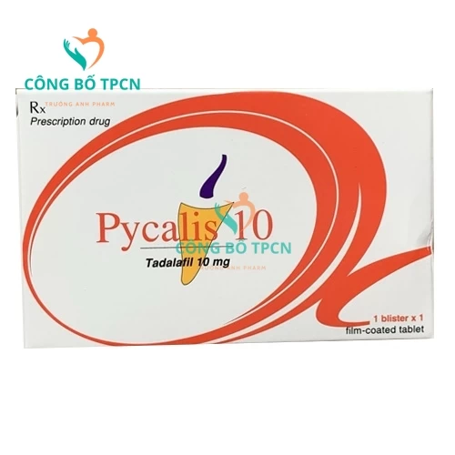 Pycalis 10 Pymepharco - Thuốc điều trị rối loạn cương dương hiệu quả