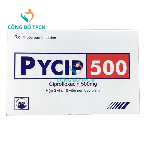 Pycip 500mg Pymepharco - Điều trị nhiễm khuẩn hệ tiết niệu