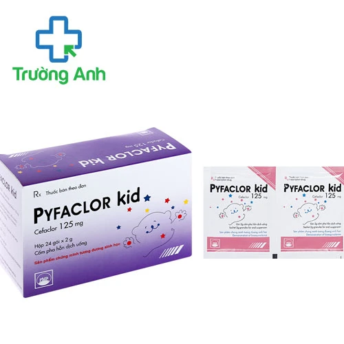 Pyfaclor kid Pymepharco - Thuốc điều trị nhiễm khuẩn hiệu quả