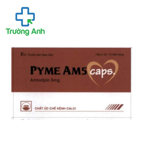 Pyme Am5 caps Pymepharco - Thuốc điều trị tăng huyết áp hiệu quả