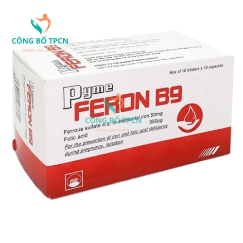 PymeFeron B9 Pymepharco - Thuốc điều trị và dự phòng thiếu máu hiệu quả