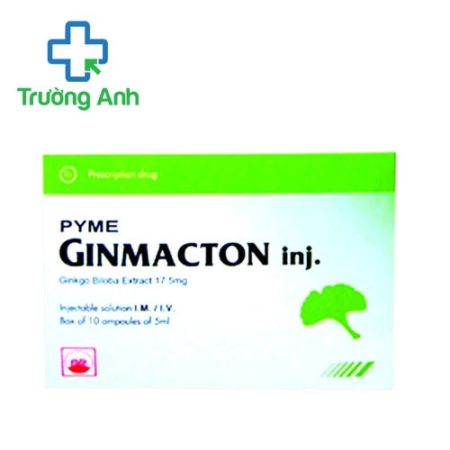 Pymeginmacton inj 17,5mg/5ml Pymepharco - Thuốc điều trị rối loạn tuần hoàn não