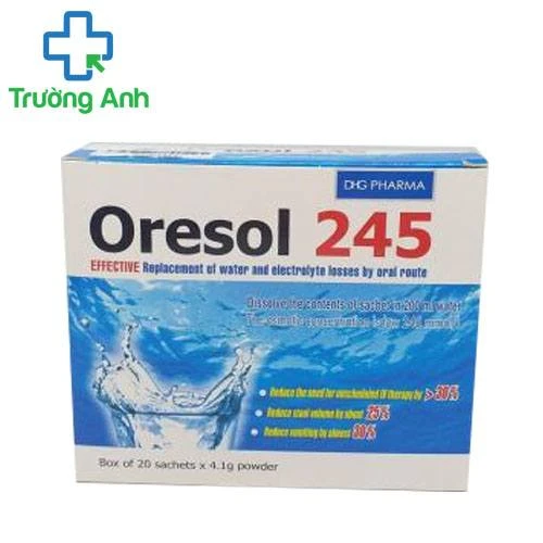 Qresol 245 DHG - Giúp bù nước - chất điện giải hiệu quả