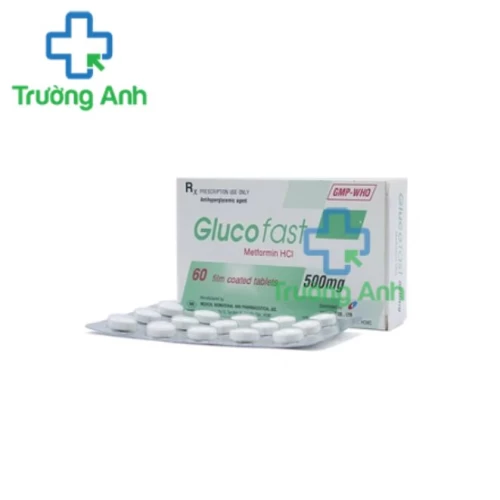Glucofast 500mg Mebiphar - Thuốc điều trị tiểu đường