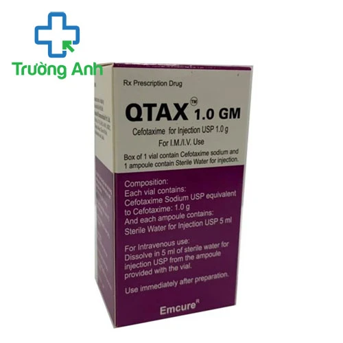 Qtax 1.0 GM Samrudh Pharma - Thuốc điều trị nhiễm khuẩn nặng hiệu quả
