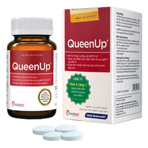 QueenUp - Hỗ trợ tăng cường nội tiết tố nữ, làm chậm lão hóa da