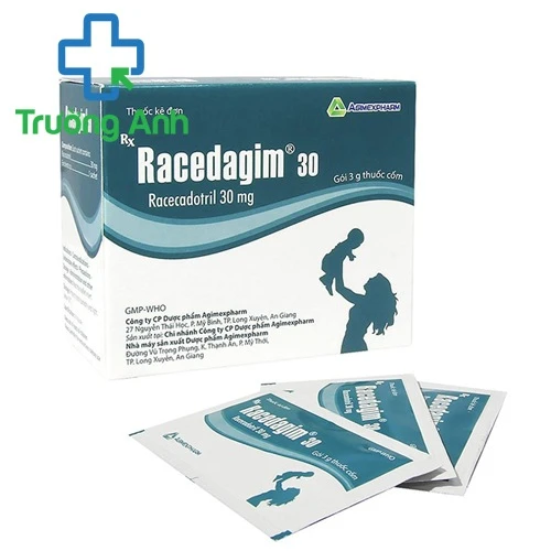 Racedagim 30 - Thuốc điều trị tiêu chảy cấp hiệu quả của Agimexpharm