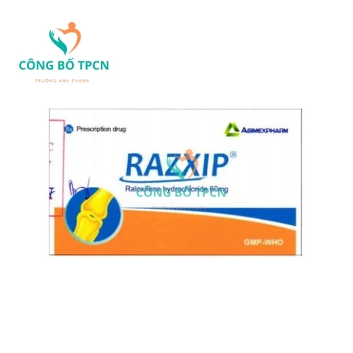 Razxip 60mg Agimexpharm - Thuốc điều trị loãng xương hiệu quả