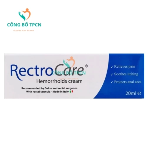 RectroCare - Kem bội trị đau rát, ngứa ở bệnh nhân trĩ hiệu quả