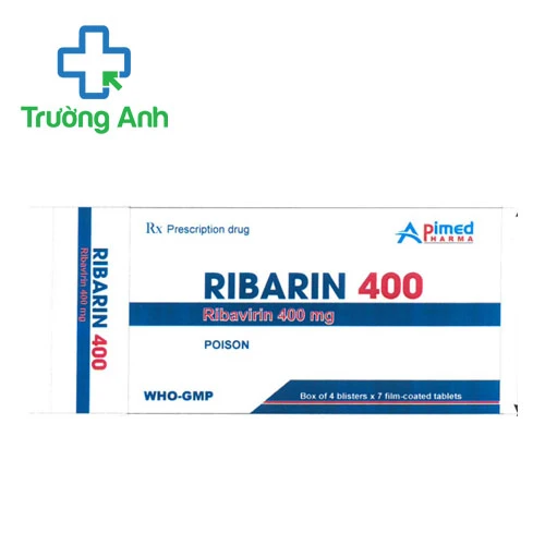 Ribarin 400 Apimed - Thuốc điều trị viêm gan C hiệu quả