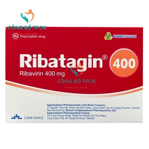 Ribatagin 400mg - Thuốc điều trị viêm gan C hiệu quả của Agimexpharm