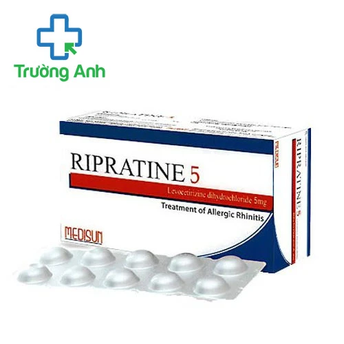 Ripratine 5mg Medisun - Thuốc điều trị viêm mũi dị ứng hiệu quả