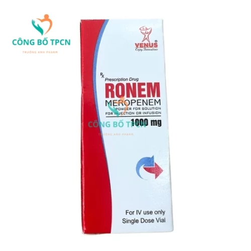 Ronem 1000mg Venus - Thuốc điều trị nhiễm khuẩn hiệu quả