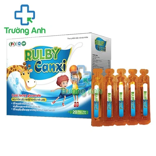 Rulby Canxi - Bổ sung canxi, vitamin D3 cho cơ thể 