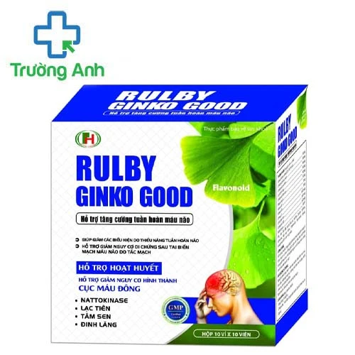 Rulby Ginko Good - Hỗ trợ hoạt huyết tăng cường tuần hoàn máu não