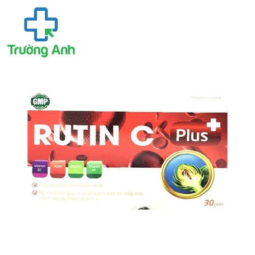 Rutin C Plus + - Hỗ trợ điều trị tình trạng thiếu vitamin C