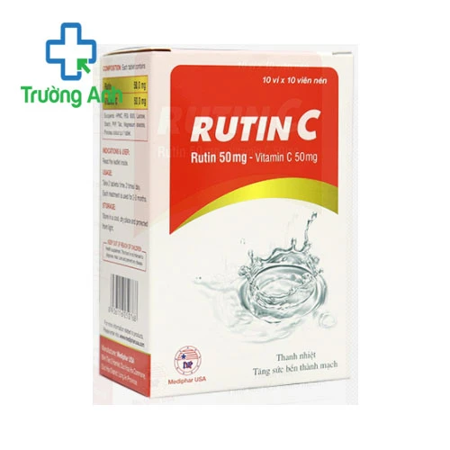 RUTIN C UNITY - Bổ sung Rutin, Vitamin C giúp thanh nhiệt